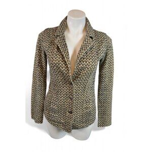 Hurley Women's Jacket Medium Beige & Gray Zip Hoodie Lightweight M